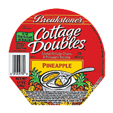 Breakstone's&nbsp;Cottage Cheese & Topping&nbsp;Cottage Doubles Pineapple Lowfat Full-Size Picture